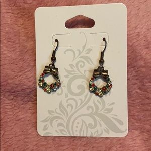 Sold ⭐️ Christmas Wreath Earrings